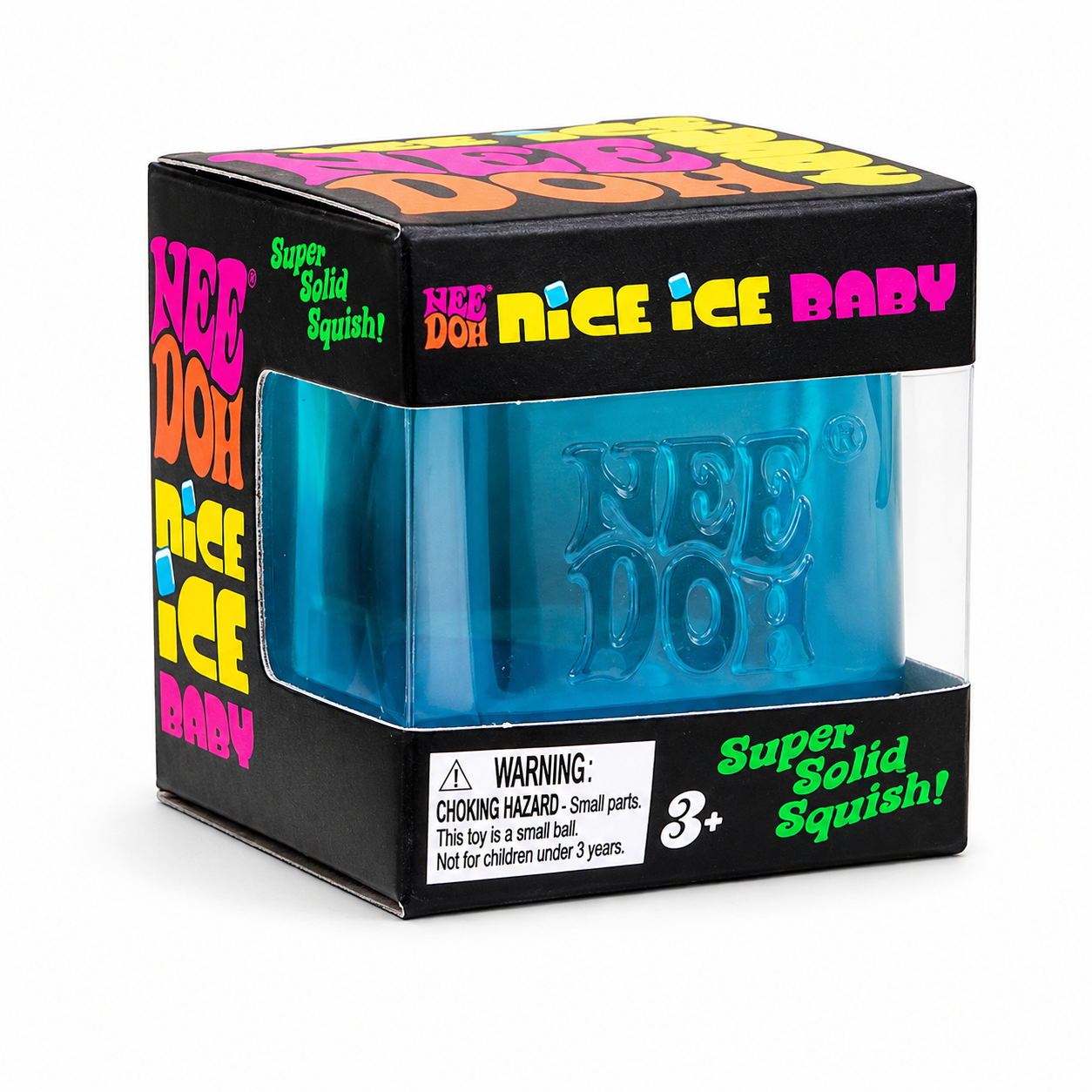 Nee Doh Nice Ice Baby blue squish toy