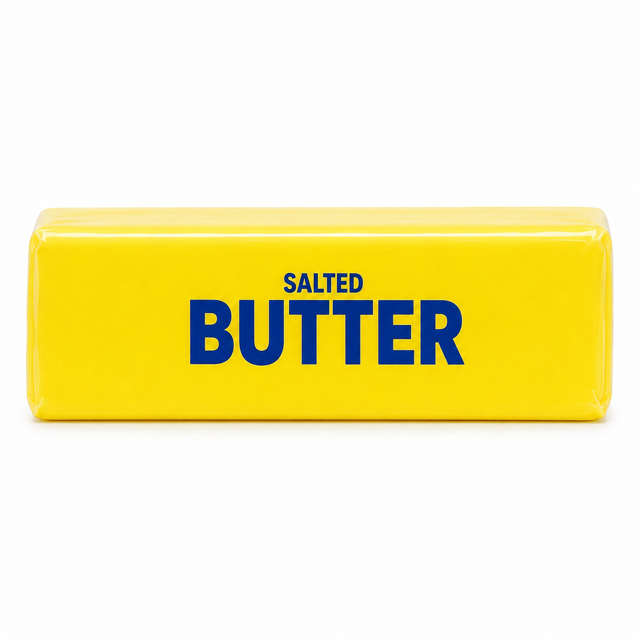 Butter Squishy salted butter stick toy close up front