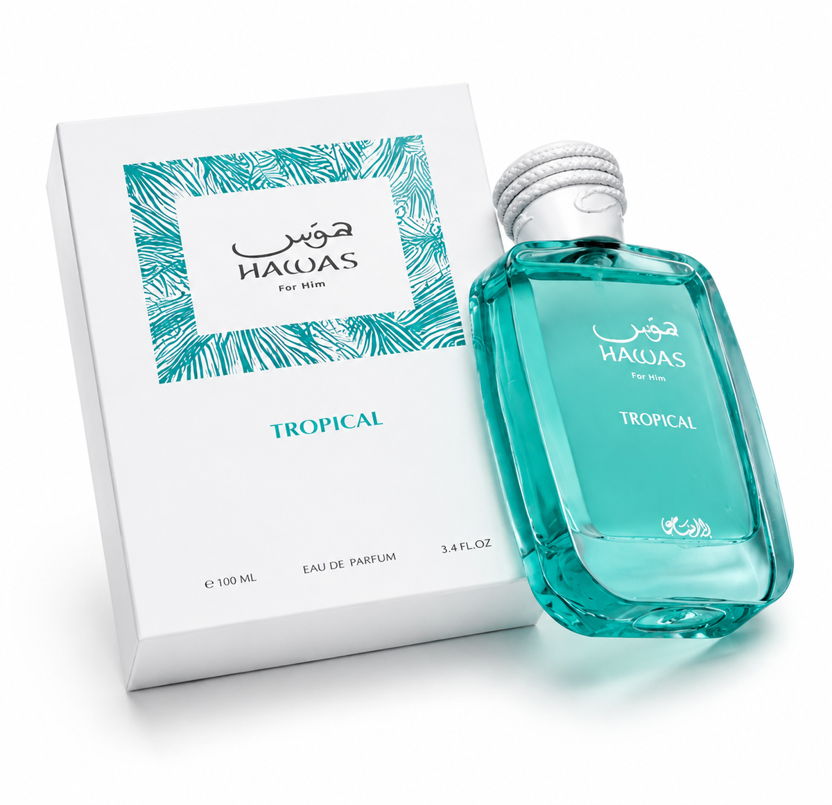 Rasasi Hawas Tropical for Him Eau de Parfum 100ml (3.4 fl oz) | Long-Lasting Fresh Tropical Men's Fragrance