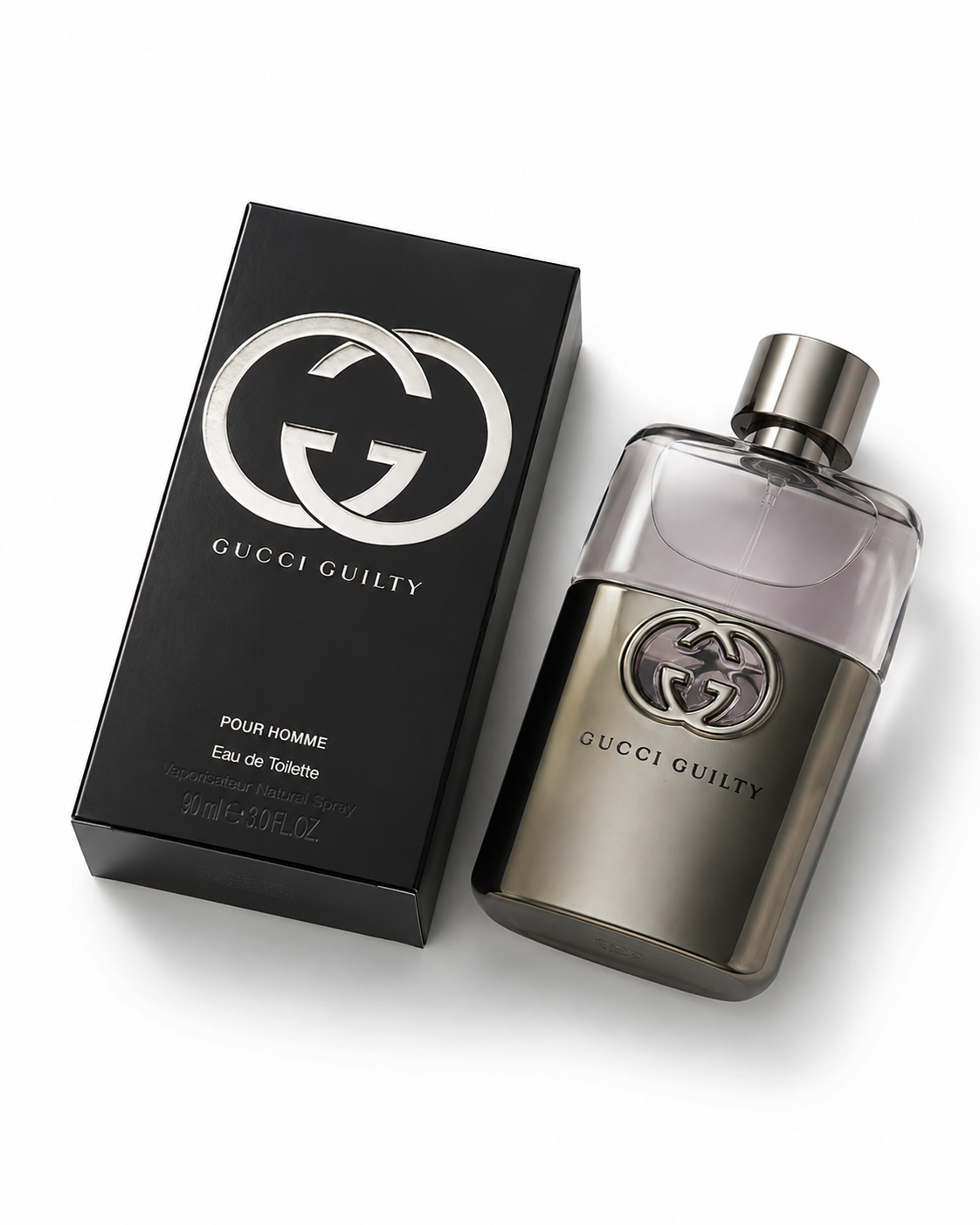 Gucci Guilty Pour Homme Eau de Toilette 90ml (3.0 fl oz) | Long-Lasting Woody Aromatic Men's Fragrance