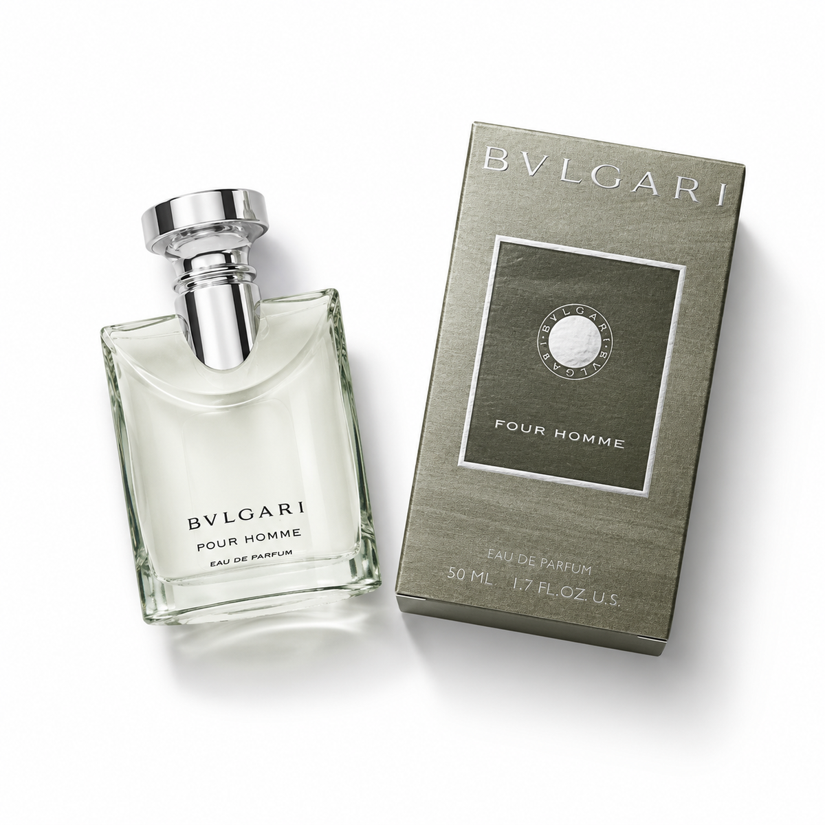 BVLGARI Pour Homme Eau de Parfum 50ml (1.7 fl oz) | Long-Lasting Woody Musky Men's Fragrance