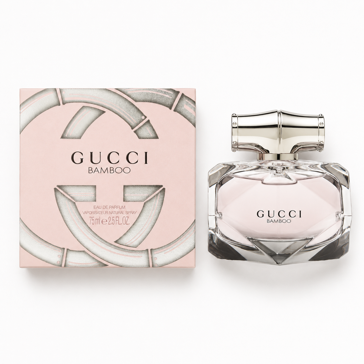 Gucci Bamboo Eau de Parfum for Women 75ml (2.5 fl oz) | Long-Lasting Floral Woody Fragrance