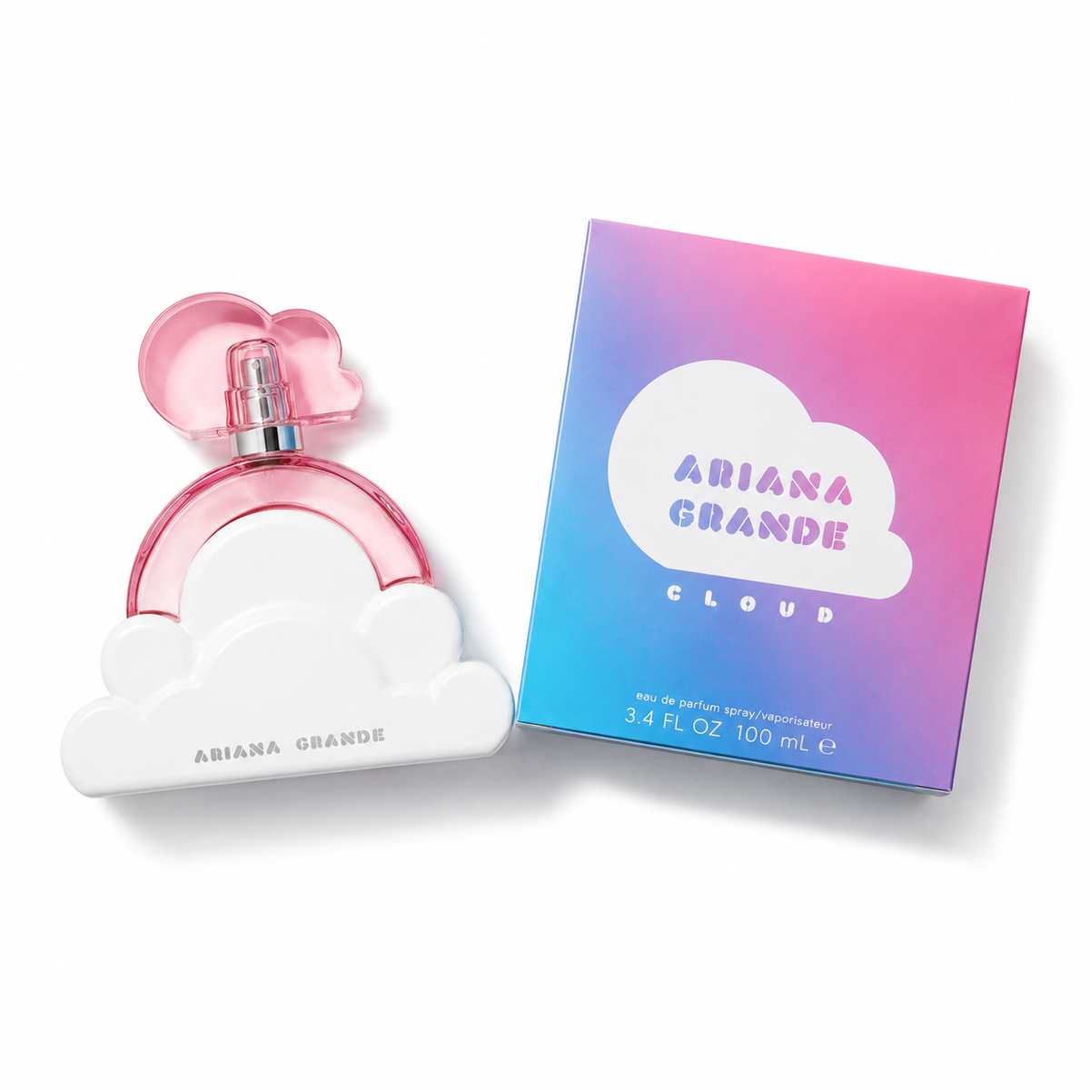 Ariana Grande Cloud Eau de Parfum Spray for Women 100ml (3.4 fl oz) | Long-Lasting Sweet Gourmand Fragrance