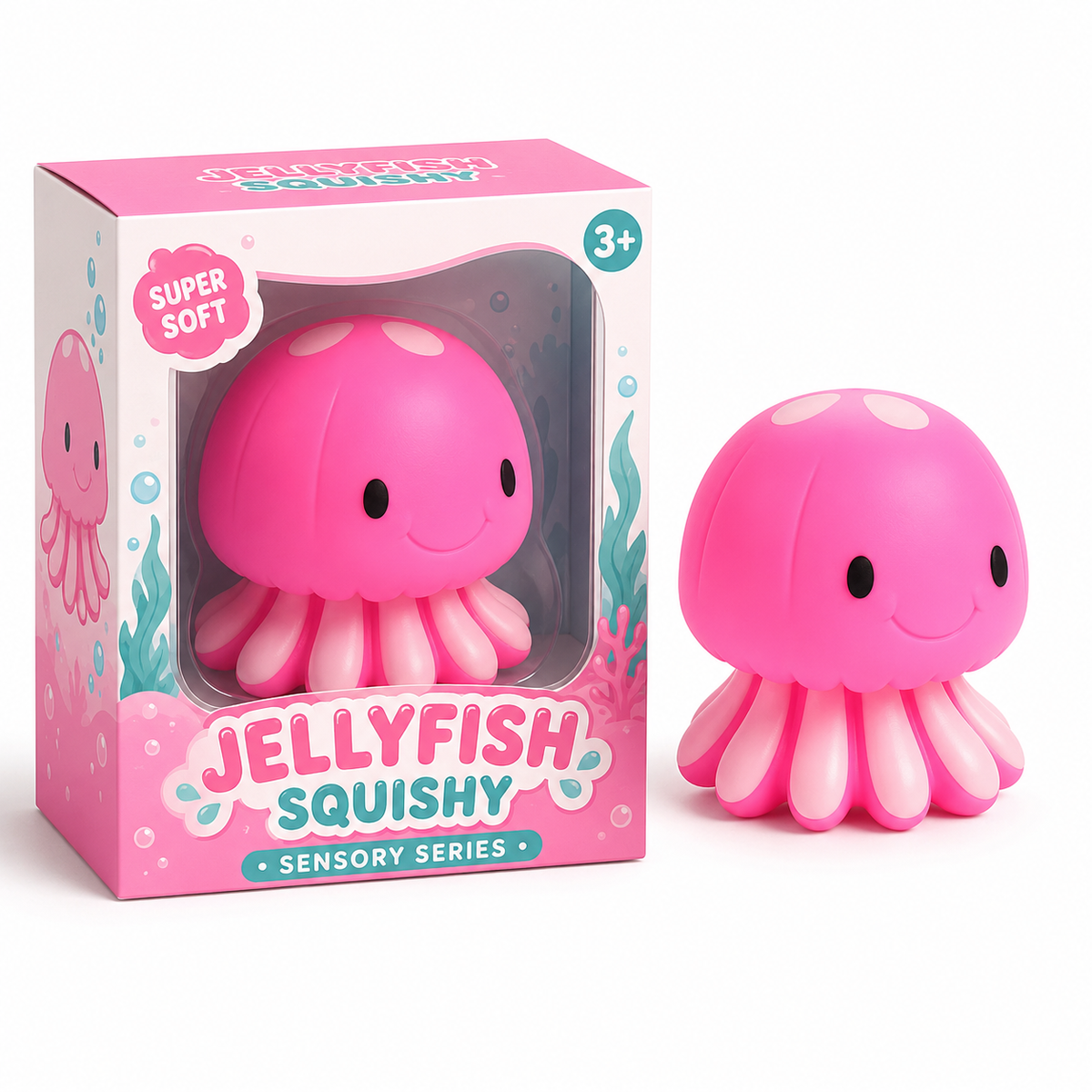 Jellyfish Squishy - Super Soft Sensory Toy