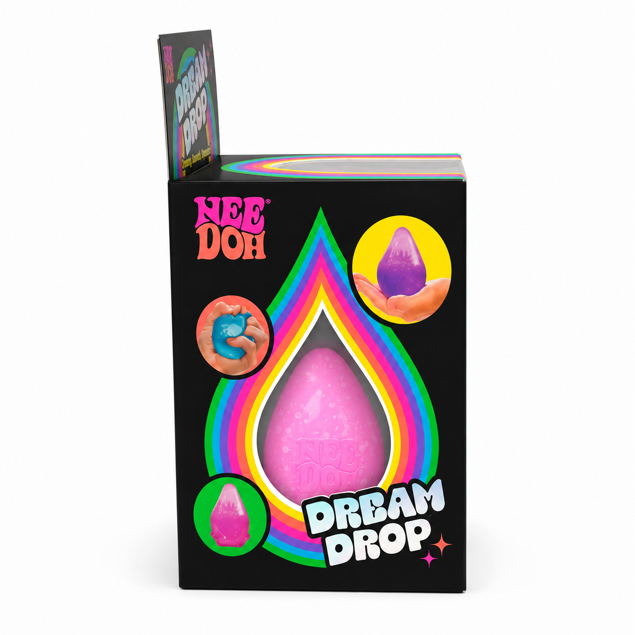 Nee Doh Dream Drop packaging side view