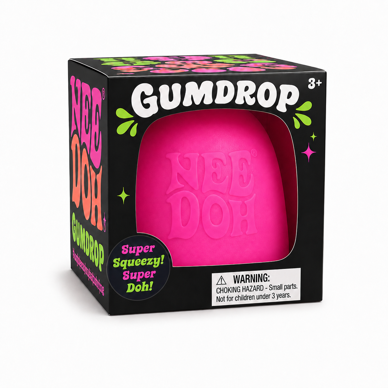 Nee Doh Gumdrop packaging box angle view