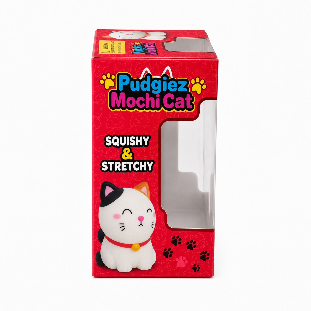 Pudgiez Mochi Cat packaging box side view