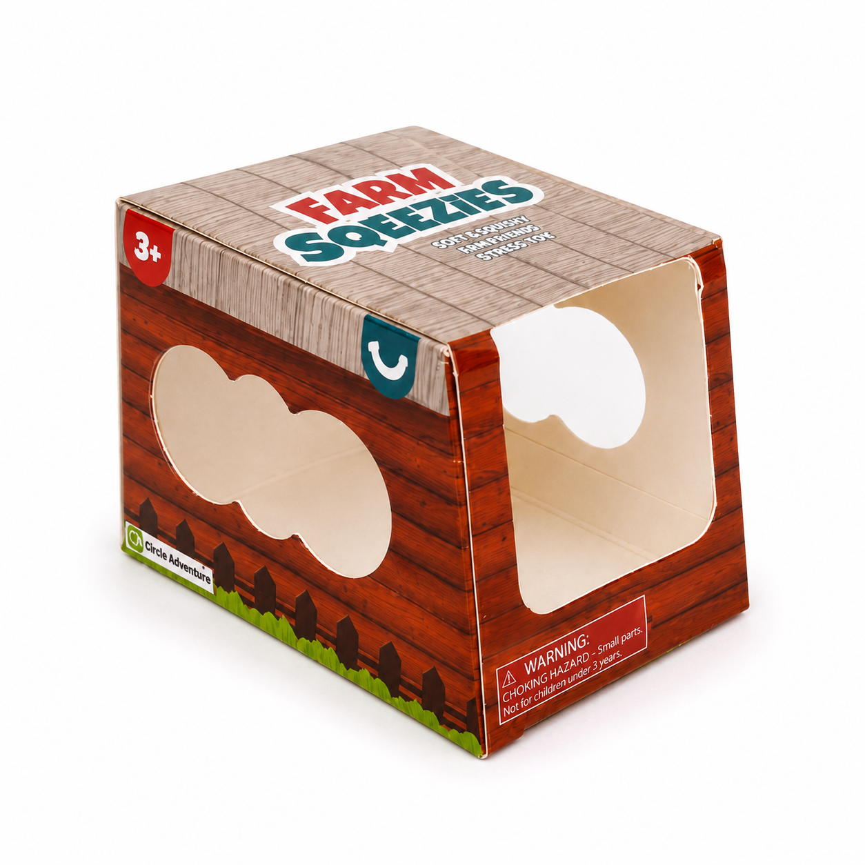 Farm Squeezies packaging box angle view Circle Adventure