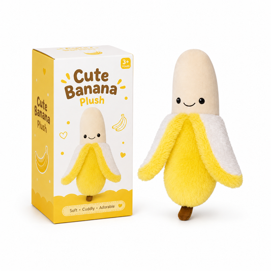 Cute Soft Cuddly Banana Plush Toy