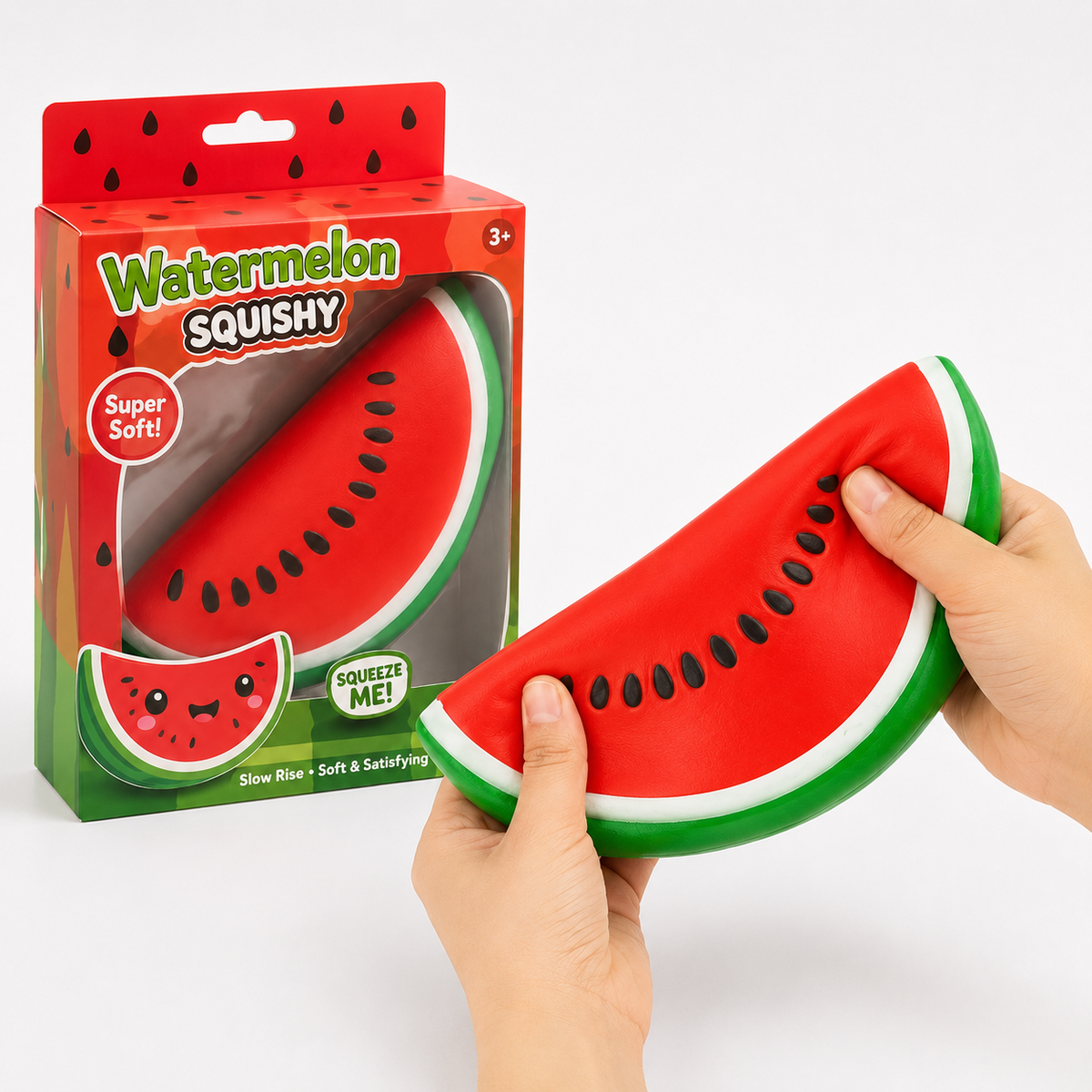Slow Rise Watermelon Squishy Stress Toy