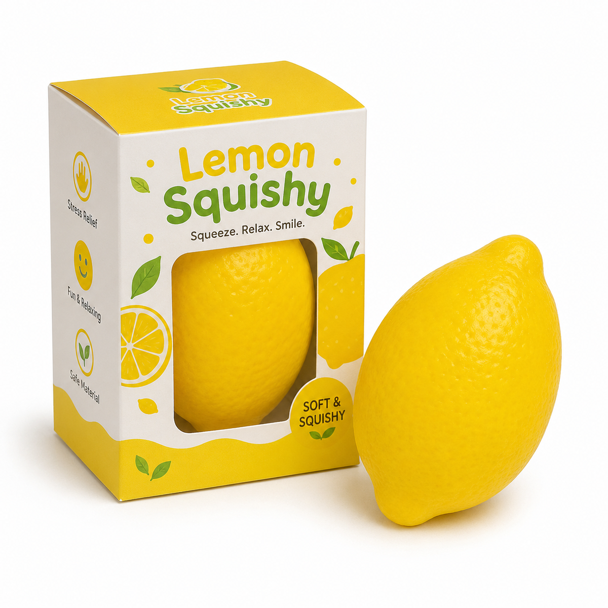 Super Soft Lemon Squishy Stress Relief Toy