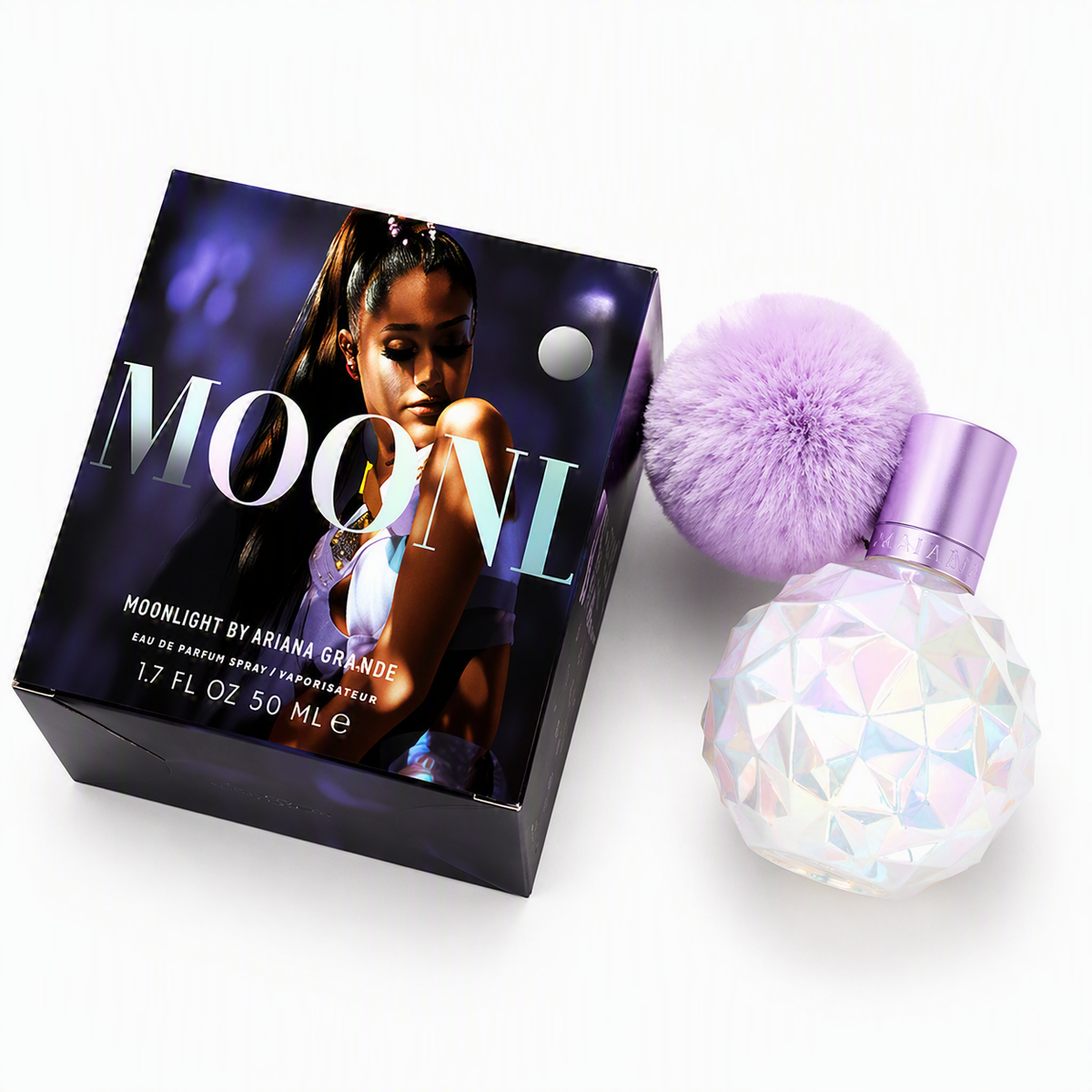 Ariana Grande Moonlight Eau de Parfum Spray for Women 50ml (1.7 fl oz) | Long-Lasting Fruity Floral Gourmand Fragrance