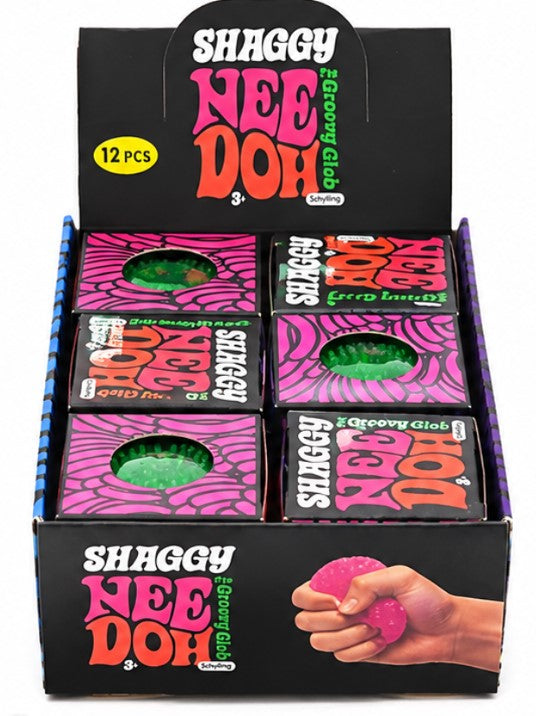 Shaggy Nee Doh Groovy Glob Stress Ball Squishy Fidget Toy Soft Sensory Squeeze Toy Ages 3+