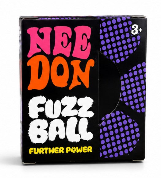 Nee Doh Fuzz Ball Stress Ball Soft Fuzzy Sensory Fidget Squeeze Toy Anxiety Relief Ages 3+