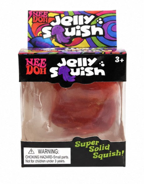 Nee Doh Jelly Squish Super Solid Squishy Stress Toy Soft Sensory Fidget Squeeze Toy Ages 3+