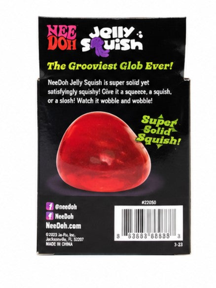 Nee Doh Jelly Squish Super Solid Squishy Stress Toy Soft Sensory Fidget Squeeze Toy Ages 3+