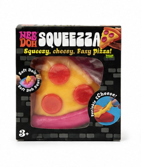 NeeDoh Squeezza Pizza Squishy Stress Toy Soft Stretchy Sensory Fidget Squeeze Toy Ages 3+