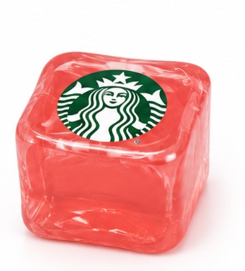 Starbucks Pink Drink NeeDoh Ice Cube Squishy Stress Toy – Soft Sensory Fidget Squeeze Ball Gift Ages 6+