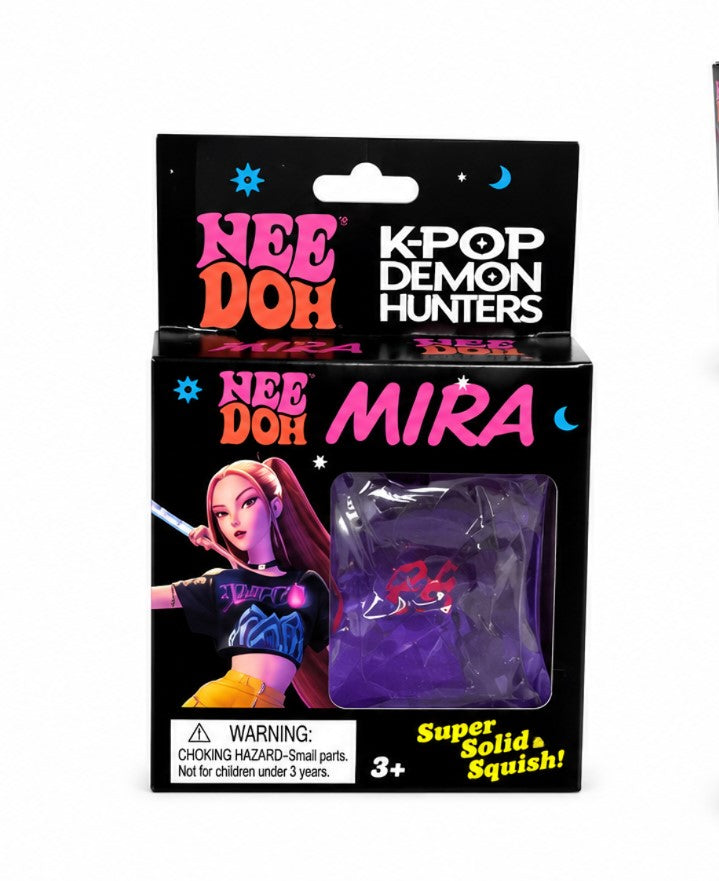 NeeDoh K-Pop Demon Hunters MIRA Super Solid Squish Stress Toy – Soft Sensory Fidget Squishy Ages 3+