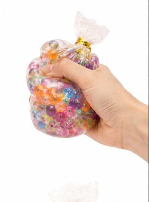 Money Bag Squeeze Toy – Bead Filled Squishy Stress Relief Fidget Sensory Toy for Kids & Adults