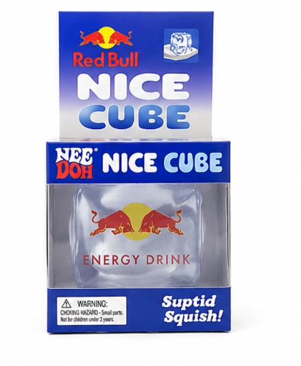 NeeDoh Nice Cube Ice Cube Squishy Stress Toy – Soft Sensory Fidget Squeeze Toy