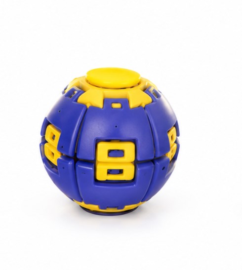 3D Rotating Transforming Ball Spinner Toy – Auto Rotating Fidget Spin Ball Puzzle Toy for Kids & Adults