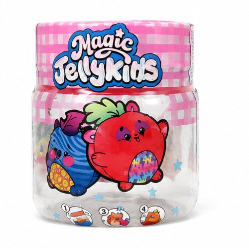 Magic Jelly Kids Surprise Squishy Toy – Soft Stretchy Sensory Fidget Squeeze Collectible in Jar