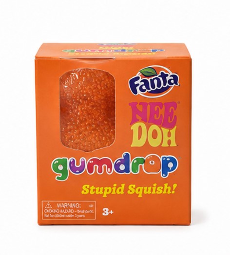 NeeDoh Gumdrop Bead Filled Squishy Stress Toy – Soft Sensory Fidget Squeeze Toy