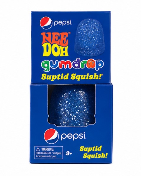 NeeDoh Gumdrop Glitter Squishy Stress Toy – Soft Sensory Fidget Squeeze Toy