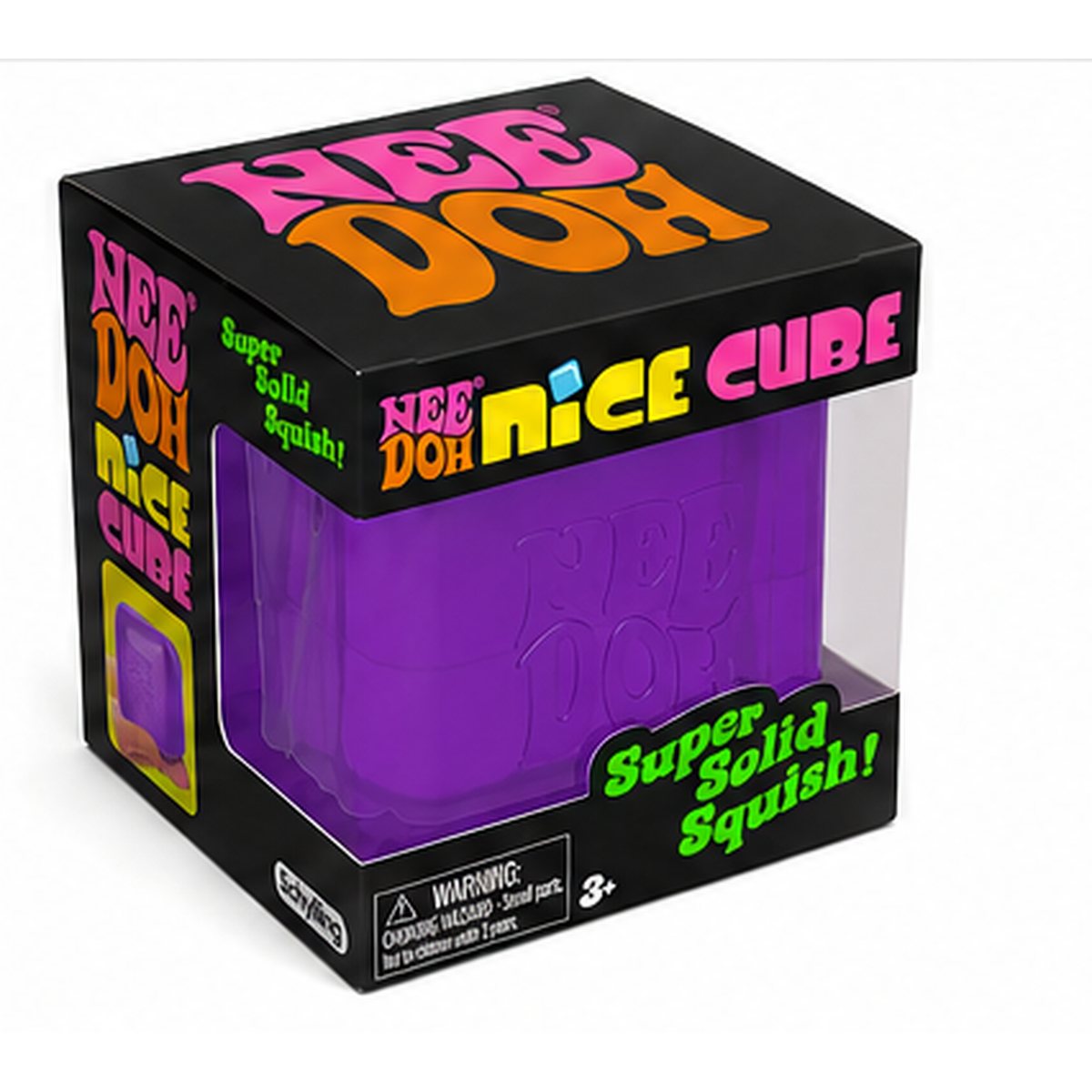 Nee Doh Nice Cube in packaging – angle view